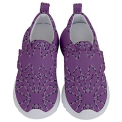 Abstract Pattern Geometric Backgrounds   Kids  Velcro No Lace Shoes by Eskimos