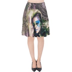 My Mucha Moment Velvet High Waist Skirt by MRNStudios