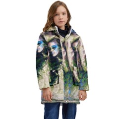 My Mucha Moment Kid s Hooded Longline Puffer Jacket by MRNStudios