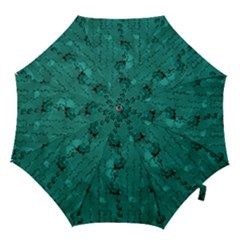 Vintage Rose Buds  Blooming In Color Decorative Hook Handle Umbrellas (small) by pepitasart