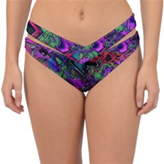 Neon Aquarium Double Strap Halter Bikini Bottom by MRNStudios