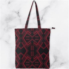 Abstract Pattern Geometric Backgrounds   Double Zip Up Tote Bag by Eskimos