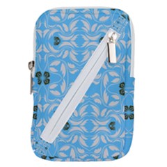 Folk Flowers Print Floral Pattern Ethnic Art Belt Pouch Bag (large) by Eskimos