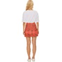 Folk flowers print Floral pattern Ethnic art Mini Front Wrap Skirt View4