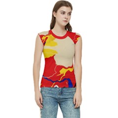 Women s Raglan Cap Sleeve Tee by TheJeffers