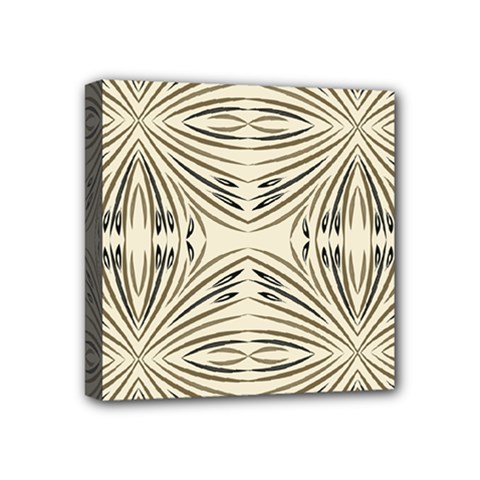 Folk Flowers Print Floral Pattern Ethnic Art Mini Canvas 4  X 4  (stretched) by Eskimos