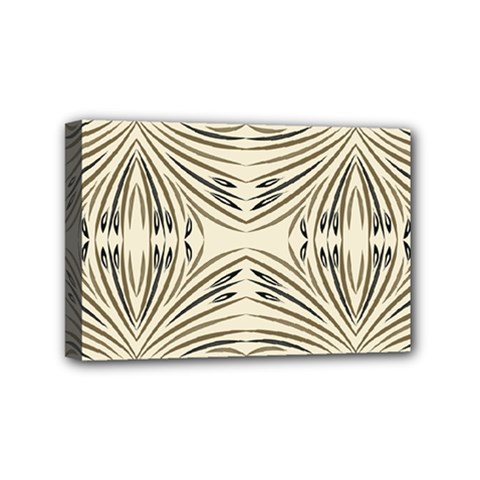 Folk Flowers Print Floral Pattern Ethnic Art Mini Canvas 6  X 4  (stretched) by Eskimos