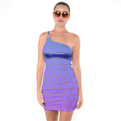 Hex Circle Points Vaporwave One One Soulder Bodycon Dress by WetdryvacsLair