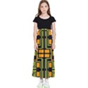 Abstract geometric design    Kids  Flared Maxi Skirt View1