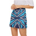 Abstract pattern geometric backgrounds  Mini Front Wrap Skirt View2