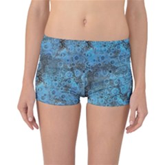 Abstract Surface Texture Background Reversible Boyleg Bikini Bottoms by dflcprintsclothing