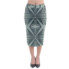 Abstract Pattern Geometric Backgrounds Midi Pencil Skirt by Eskimos