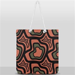 Abstract Pattern Geometric Backgrounds Full Print Rope Handle Tote (large) by Eskimos