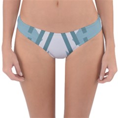 Abstract Pattern Geometric Backgrounds Reversible Hipster Bikini Bottoms by Eskimos