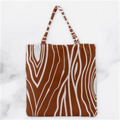 Wooden Texture Vector Background Grocery Tote Bag by Eskimos