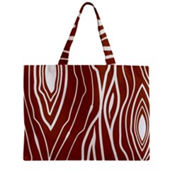 Wooden Texture Vector Background Zipper Mini Tote Bag by Eskimos
