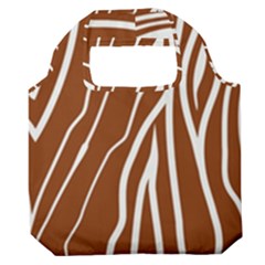 Wooden Texture Vector Background Premium Foldable Grocery Recycle Bag by Eskimos