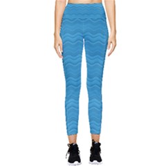 Sea Waves Pocket Leggings  by Sparkle