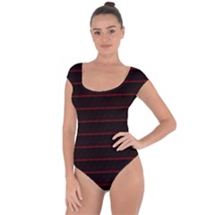 Digital Lines Short Sleeve Leotard  by Sparkle