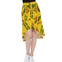 Abstract geometric design   geometric fantasy  Terrazzo  Frill Hi Low Chiffon Skirt View1