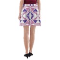Abstract pattern geometric backgrounds  A-Line Pocket Skirt View2