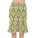 Abstract pattern geometric backgrounds  Short Mermaid Skirt View1