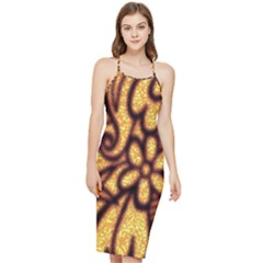 Background-pattern Bodycon Cross Back Summer Dress by Jancukart