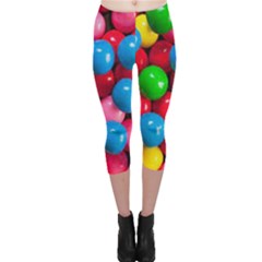 Bubble Gum Capri Leggings  by artworkshop