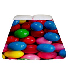 Bubble Gum Fitted Sheet (california King Size) by artworkshop