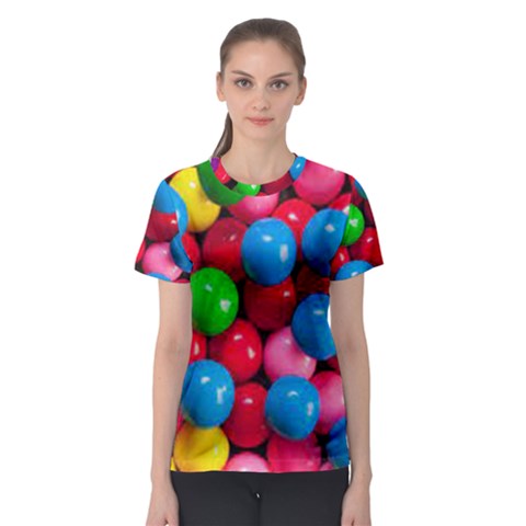 Bubble Gum Women s Sport Mesh Tee by artworkshop