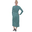 Bubble Wrap Velvet Maxi Wrap Dress View2