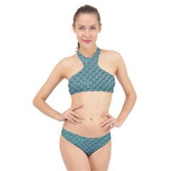Bubble Wrap High Neck Bikini Set by artworkshop