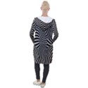 Pattern Hooded Pocket Cardigan View2
