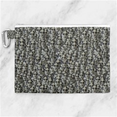 Creepy Head Motif Pattern Canvas Cosmetic Bag (xl) by dflcprintsclothing