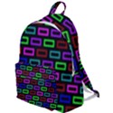 Colourful Bricks Pattern Colour The Plain Backpack View1