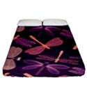 Dragonfly-pattern-design Fitted Sheet (King Size) View1