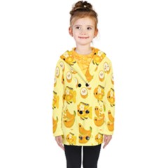 Banana Cichlid Kids  Double Breasted Button Coat by artworkshop