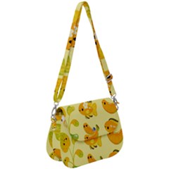 Banana Cichlid Saddle Handbag by artworkshop