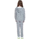 Black And White Hello Text Motif Random Pattern Kids  Tracksuit View2