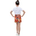 Seamless-pattern-vector-beach-holiday-theme-set Kids  Tennis Skirt View2