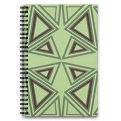 Abstract Pattern Geometric Backgrounds 5 5  X 8 5  Notebook by Eskimos