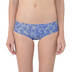 Uruguay Flag Motif Pattern Classic Bikini Bottoms by dflcprintsclothing