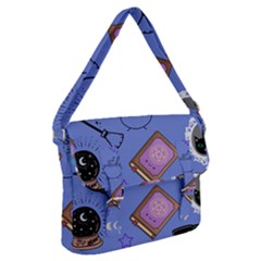 Pastel Goth Witch Blue Buckle Messenger Bag by NerdySparkleGoth