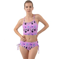 Micro Pink Goth Mini Tank Bikini Set by NerdySparkleGoth