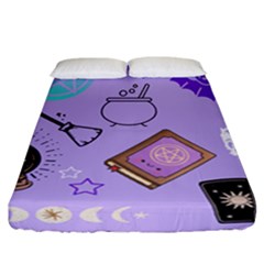 Pastel Goth Witch Purple Fitted Sheet (california King Size) by NerdySparkleGoth