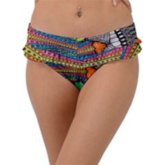 Alice In Wonderland Cat Frill Bikini Bottom by artworkshop