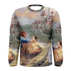 Beauty And The Beast Castle Men s Long Sleeve Tee by artworkshop