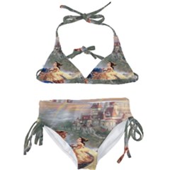 Beauty And The Beast Castle Kids  Classic Bikini Set by artworkshop