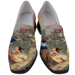 Beauty And The Beast Castle Women s Chunky Heel Loafers by artworkshop
