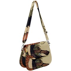 Calvin And Hobbes Saddle Handbag by artworkshop